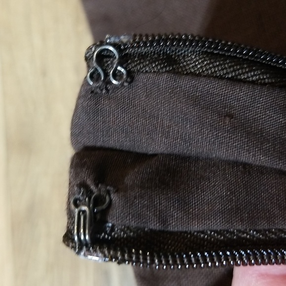 ISAAC MIZRAHI for TARGET Brown Embroidered Linen Shift Dress - Picture 8 of 14